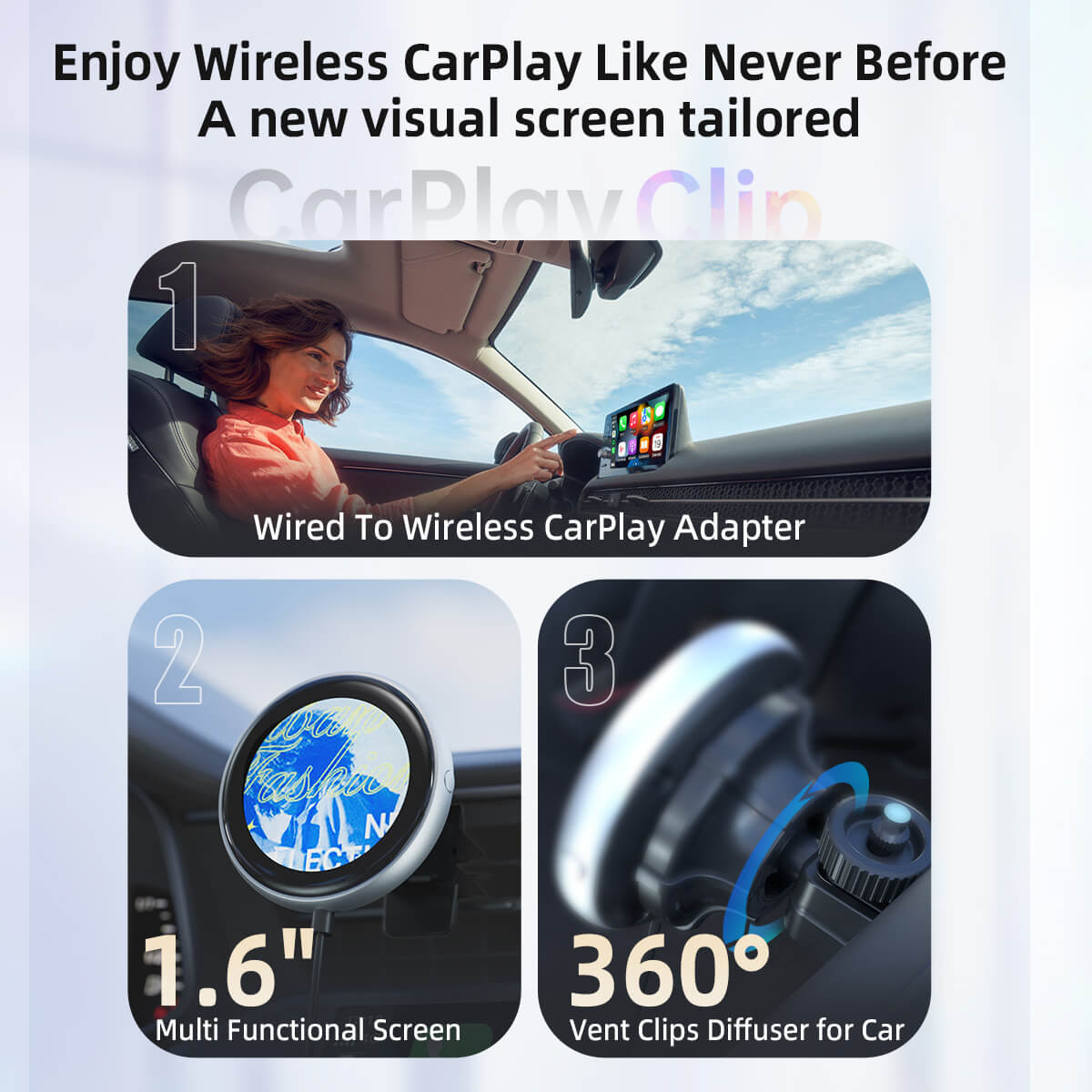 CarPlayClip kabelloser Adapter