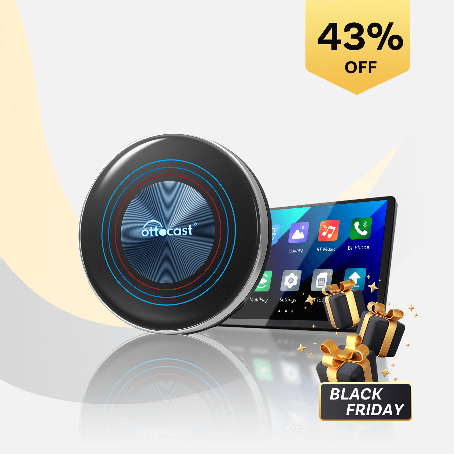 カーナビ OttoAibox i3 Wireless Aibox for Car Play OttoAibox I3 Wireless CarPlay AI Box