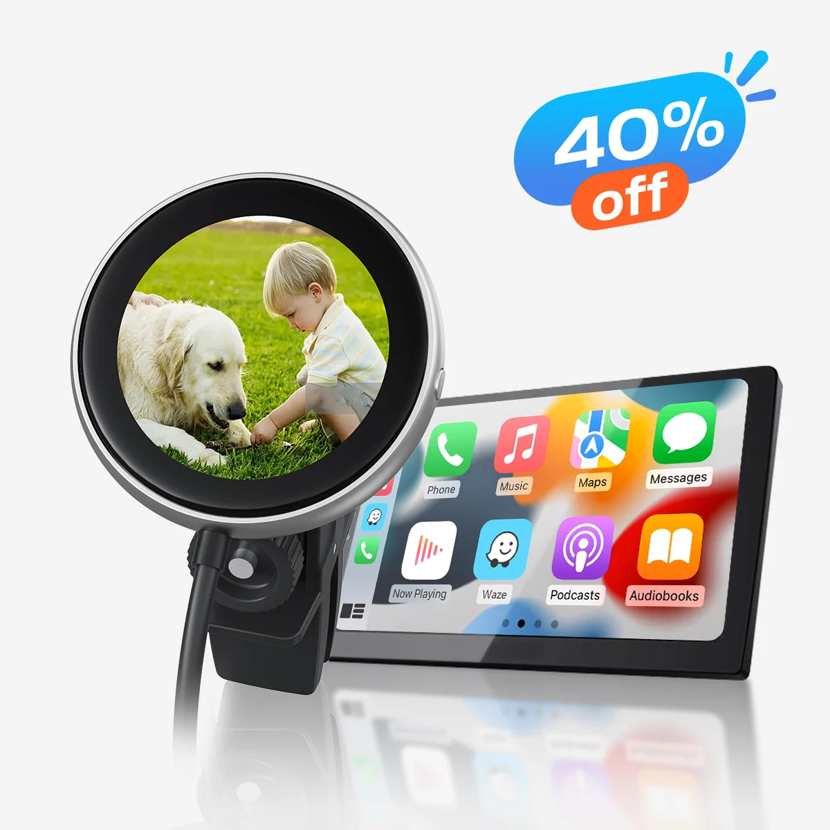 Adaptateur sans fil CarPlayClip