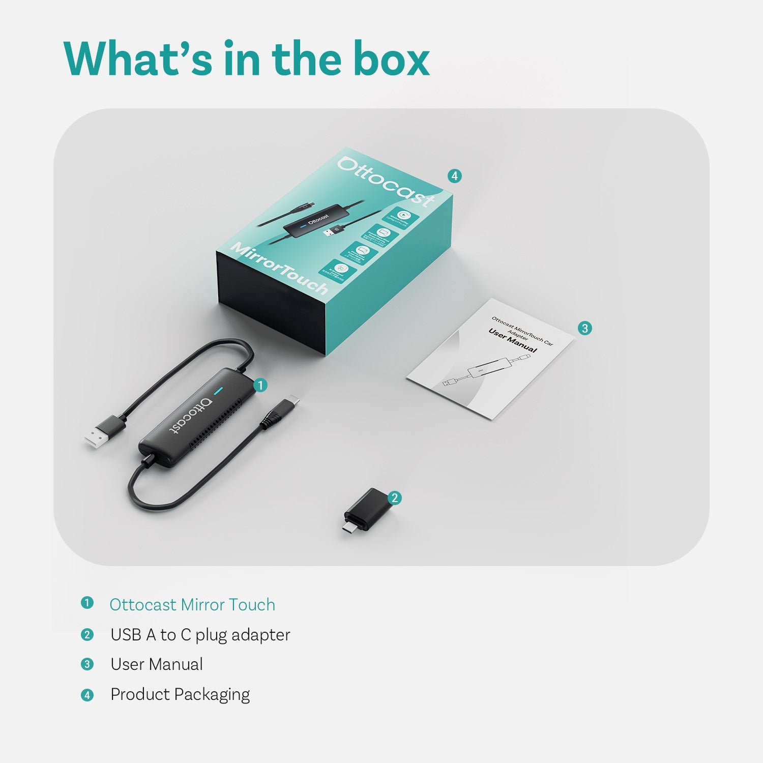 Ottocast Zrcátko Touch