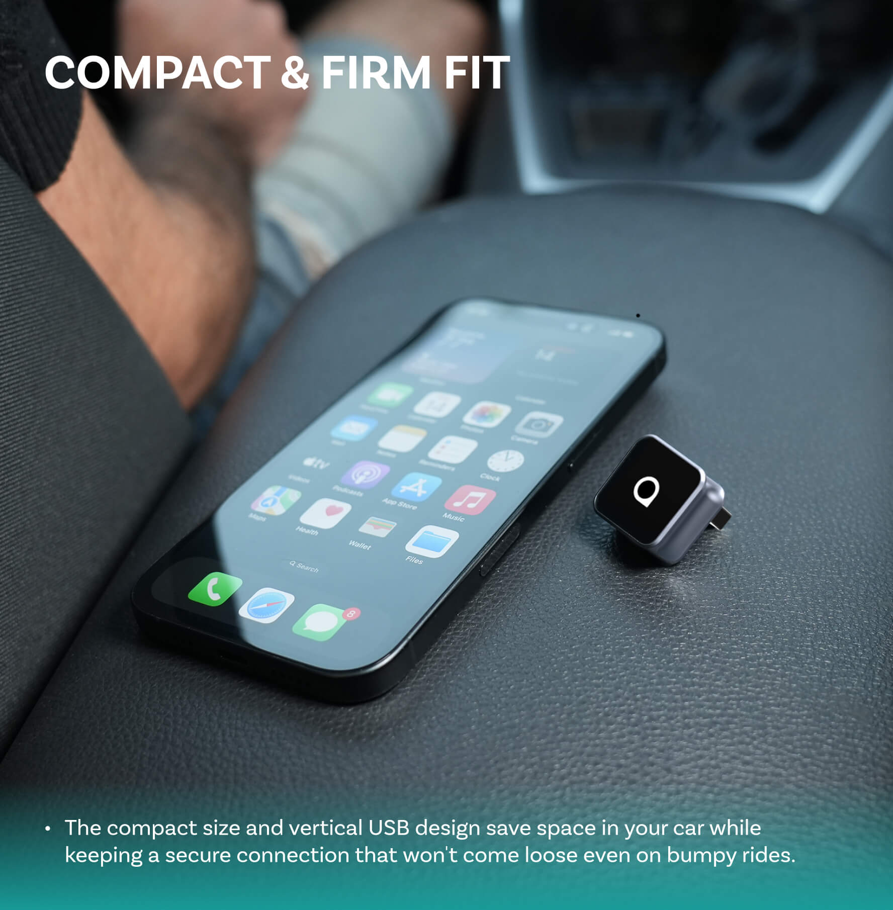 Ottocast Mini 3.0 Ultra Cube wireless CarPlay Android Auto Adapter