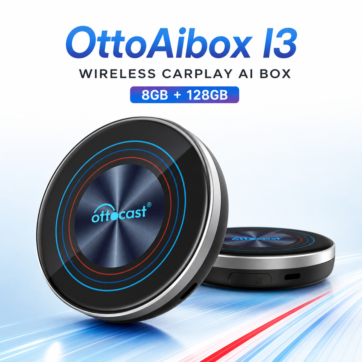 OttoAibox I3 Trådløs CarPlay AI Box