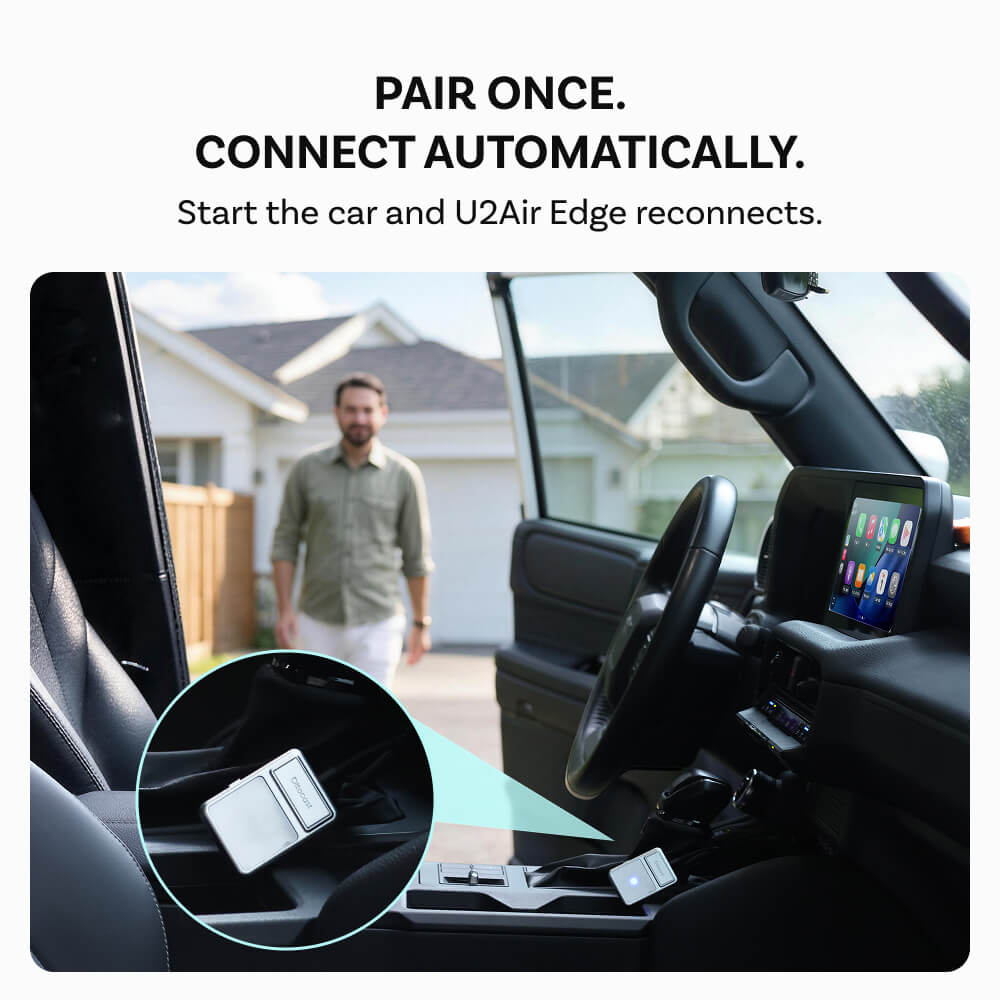 U2Air Edge Wireless CarPlay/Android Auto Adapter