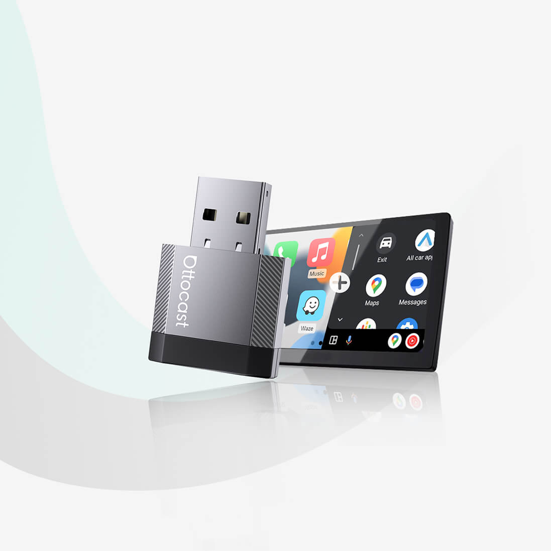Ottocast Mini AURA Wireless CarPlay/Android Auto Adapter