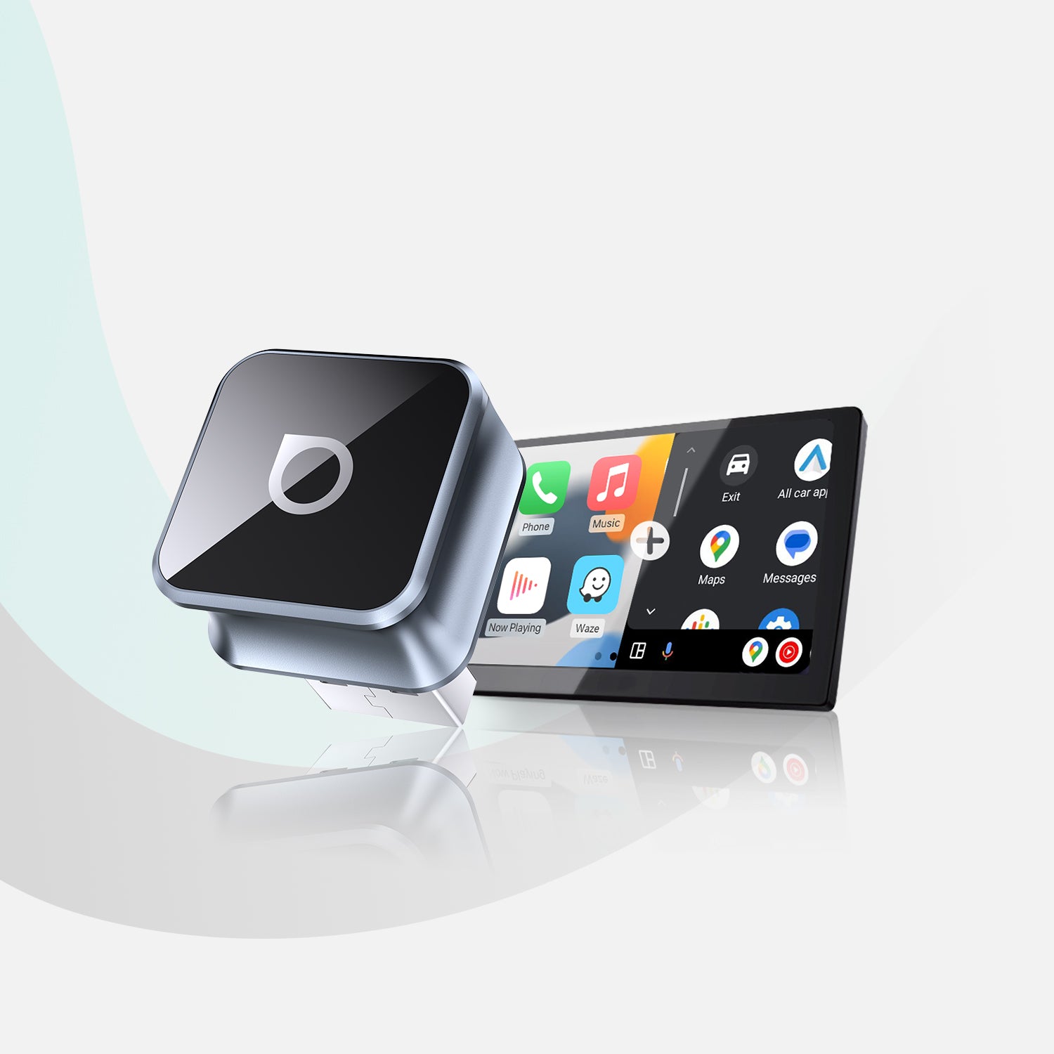 Ottocast Mini 3.0 Ultra Cube wireless CarPlay Android Auto Adapter