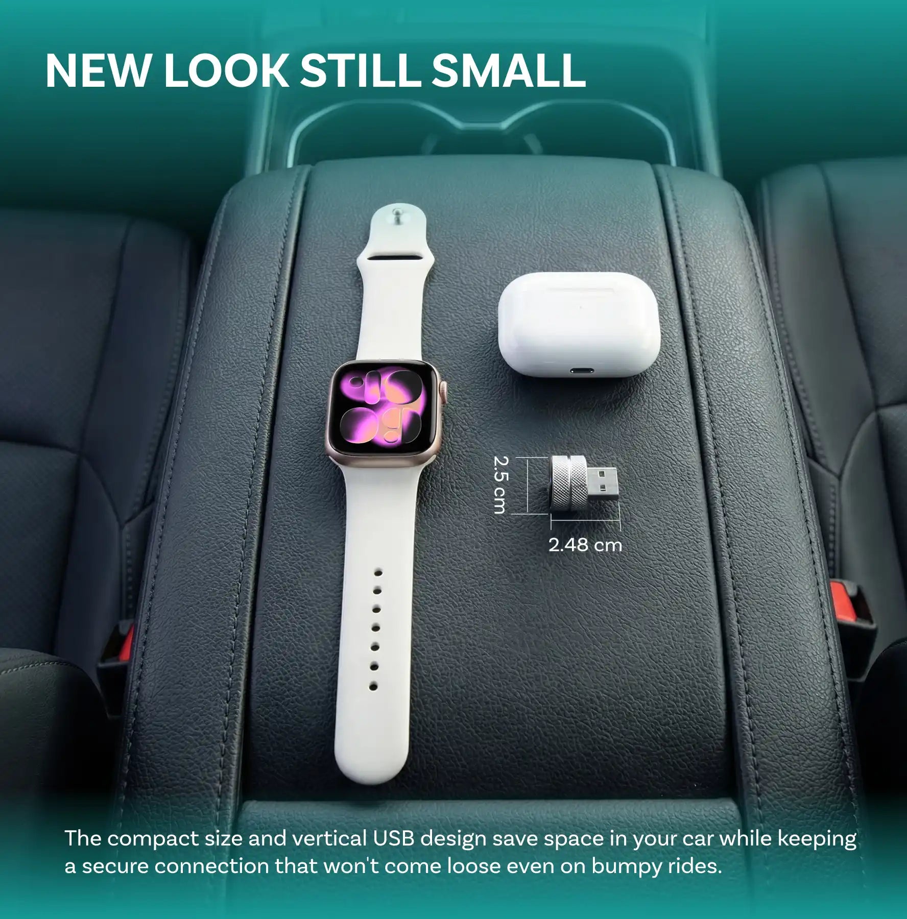 Ottocast Mini Tube Wireless CarPlay/Android Auto Adapter